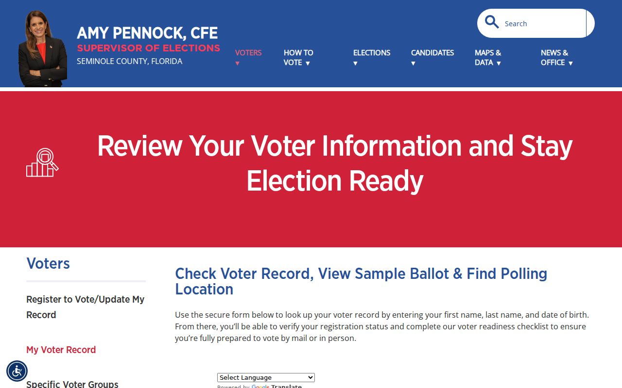 Seminole County residents directory voter lookup