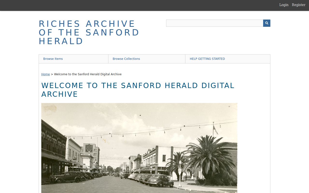 RICHES Sanford Herald digital newspaper archive